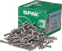 Zylinderkopfschraube SPAX® Edelstahl A2 Fixiergewinde T-STAR Plus Ø 5,0 x 50 mm, VPE 200 Stück
