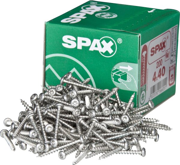 Halbrundkopfschraube SPAX® WIROX® Vollgewinde T - STAR Plus ø 4,0 x 40 mm, VPE 200 Stück