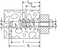 Porenbetondübel FTP K 10 VPE 10
