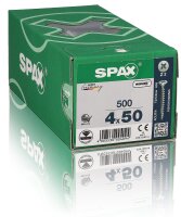 Senkkopfschraube Spax Wirox Vollgewinde Kreuzschlitz Ø4,0x70mm, VPE 500 Stück