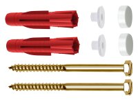 Stand-WC-Befestigung Toilet Plus weiß 6,0x85mm