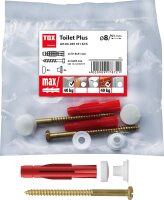 Stand-WC-Befestigung Toilet Plus weiß 6,0x85mm