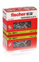Dübel DUOPOWER 6x50 S Set mit Schraube VPE 50