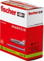 Universaldübel UX 6x35 R S Set mit Schaube VPE 25