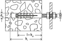 Dübel M12 S mit metrischen Innengew. VPE 10