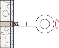 Gerüstöse GS 12x300 Stahl verz.,