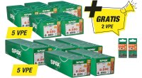 Spax Aktionsset Tellerkopfschraube - bestehend aus: 5 x...