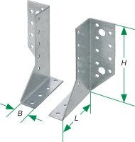 Balkenschuh Kombi 2-teilig 25x160x2,0
