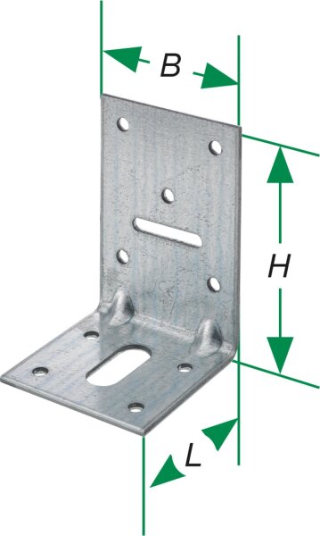 Montagewinkel - LL 10x28 90x60x60x2,5