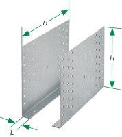Gerberverbinder 2-teilig 260x220x2,0