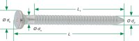 Rillennagel 4,0x40 VPE 250 Stück