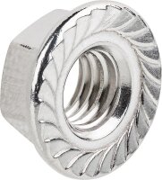 Sechskantmuttern  DIN 6923 A2-70 M 6 VPE: 200
