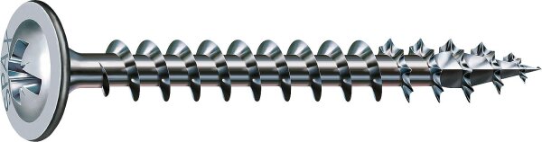 Rückwandkopfschraube Spax Wirox Vollgewinde, Kreuzschlitz PZ2 5,0x60, VPE 500