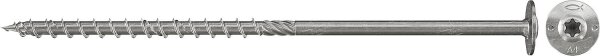 Tellerkopfschraube FISCHER Power-Fast 6,0x100 TX, Teilgewinde Edelstahl A2 VPE 100