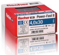 Senkkopfschraube Power-Fast II 4,0x40 SK blvz TG TX, VPE 200
