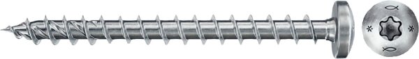 Halbrundkopfschraube Power-Fast II 3,5x30 PH blvz VG TX, VPE 200