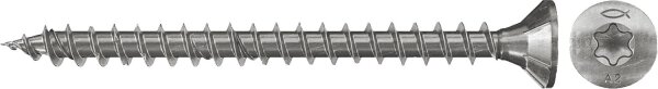 Senkkopfschraube Power-Fast 4,5x30 SK A2 VG TX, VPE 200