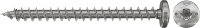 Halbrundkopfschraube Power-Fast 5,0x40 HK A2 VG TX, VPE 100