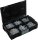 Universalschraube MFI Sortiment Jet-Fast® blau-verzinkt (Silverline),TX 1140 Stück in L-BOXX + 2 Bits