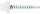 Fassadenschraube MFI Twistec® Colorhead 4,8X20 RAL 9010 VPE: 100 verarb. mit Steckschlüssel 451M8P