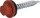 Fassadenschraube MFI Twistec® Colorhead 4,8X80 RAL 3009 VPE: 100 verarb. mit Steckschlüssel 451M8P