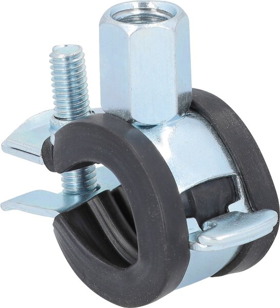 Gelenkrohrschelle 1" M8/M10, verzinkt Spannbereich 32 - 35mm