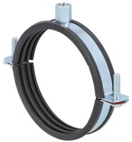 Lüftungsschelle M8/M10, verzinkt Rohr-Ø NW 315