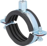 Zweischraubenschelle verzinkt 21/2" 74 - 80m M8/M10