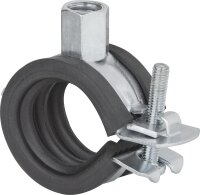 Clip-Rohrschelle verzinkt, 1/4" 12 - 14mm M8/M10