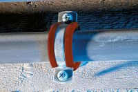 Silikonrohrschelle FRSH 48-53 (11/2"), M8, verz.