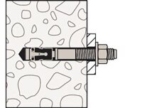 Ankerbolzen Edelstahl FAZ II Plus 16/50 A4
