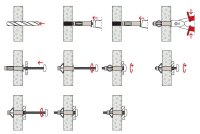 Hohlraum Metalldübel HM 5x65 H VPE 50