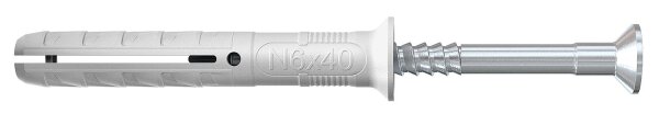 Nageldübel N 6 x 40 S VPE 100