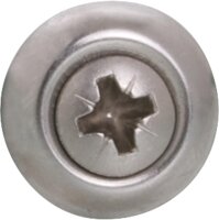 Spenglerschraube mit EPDM-Dichtgummi und Rosette...