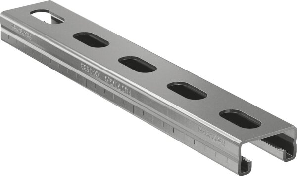 Montageschiene FUS 21/2,0 Länge 2 mtr. Edelstahl A2