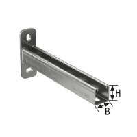Auslegerkonsole FCA Edelstahl A4 Profil 41 L= 450 mm