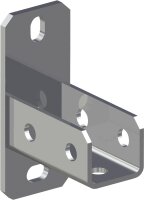 Sattelflansch SFL 41 A4 Edelstahl passend zu Profil: 41