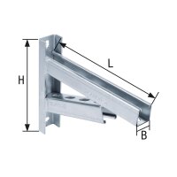 Massive Auslegerkonsole FCAM-500 Profil FUS 41/2,5 / Länge 500 mm 1 Stück