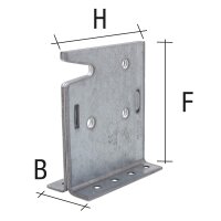 Balkenträger (4-reihig) feuerverzinkt (tzn) 90 x 103