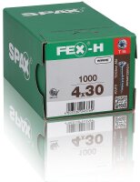 Senkkopfschraube SPAX® WIROX® m. Teilgewinde f. Beschläge T-STAR Plus Ø 4,0 x 40 mm, VPE 1000 Stück