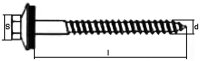 Fassadenbauschrauben Form A, FBS R 16, A2, 6,5x150mm, Edelstahl, VPE = 100 Stück
