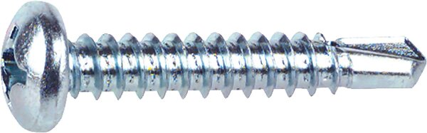 Linsenkopf-Bohrschrauben Form M, DIN7504, A2, 4,2x19mm, Edelstahl, VPE = 1000 Stück