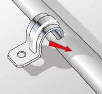 Einschlagnagel mit breitem Kragen, Ø 4,0/22 mm, VPE = 200 Stück