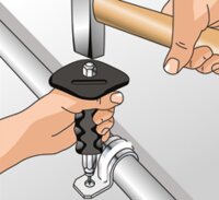 Einschlagnagel mit breitem Kragen, Ø 4,0/22 mm, VPE = 200 Stück