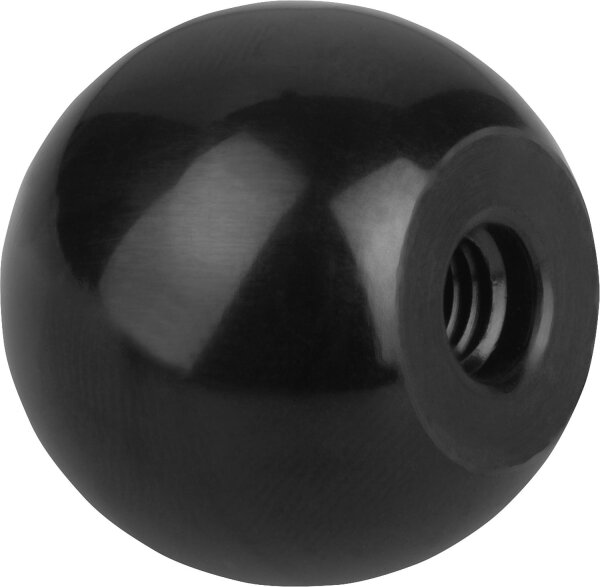 Kugelknopf Kipp mit Kunststoff- gewinde, Innengewinde M 10, Form C, Durchmesser 32mm