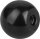 Kugelknopf Kipp mit Kunststoff- gewinde, Innengewinde M 10, Form C, Durchmesser 32mm