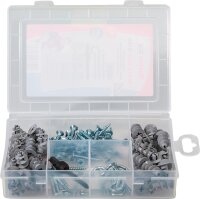 Dübelbox Gipskarton inkl. Schrauben + Haken, 101-teilig