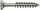 Linsenkopfschraube SPAX® Edelstahl A2 Teilgewinde T - STAR Plus ø 4,5 x 60 mm, VPE 100 Stück
