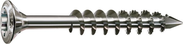 Linsenkopfschraube SPAX® Edelstahl A2 Teilgewinde T - STAR Plus ø 4,5 x 70 mm, VPE 100 Stück