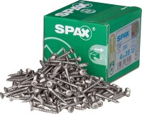 Linsenkopfschraube SPAX® Edelstahl A2 Teilgewinde T - STAR Plus ø 4,5 x 70 mm, VPE 100 Stück